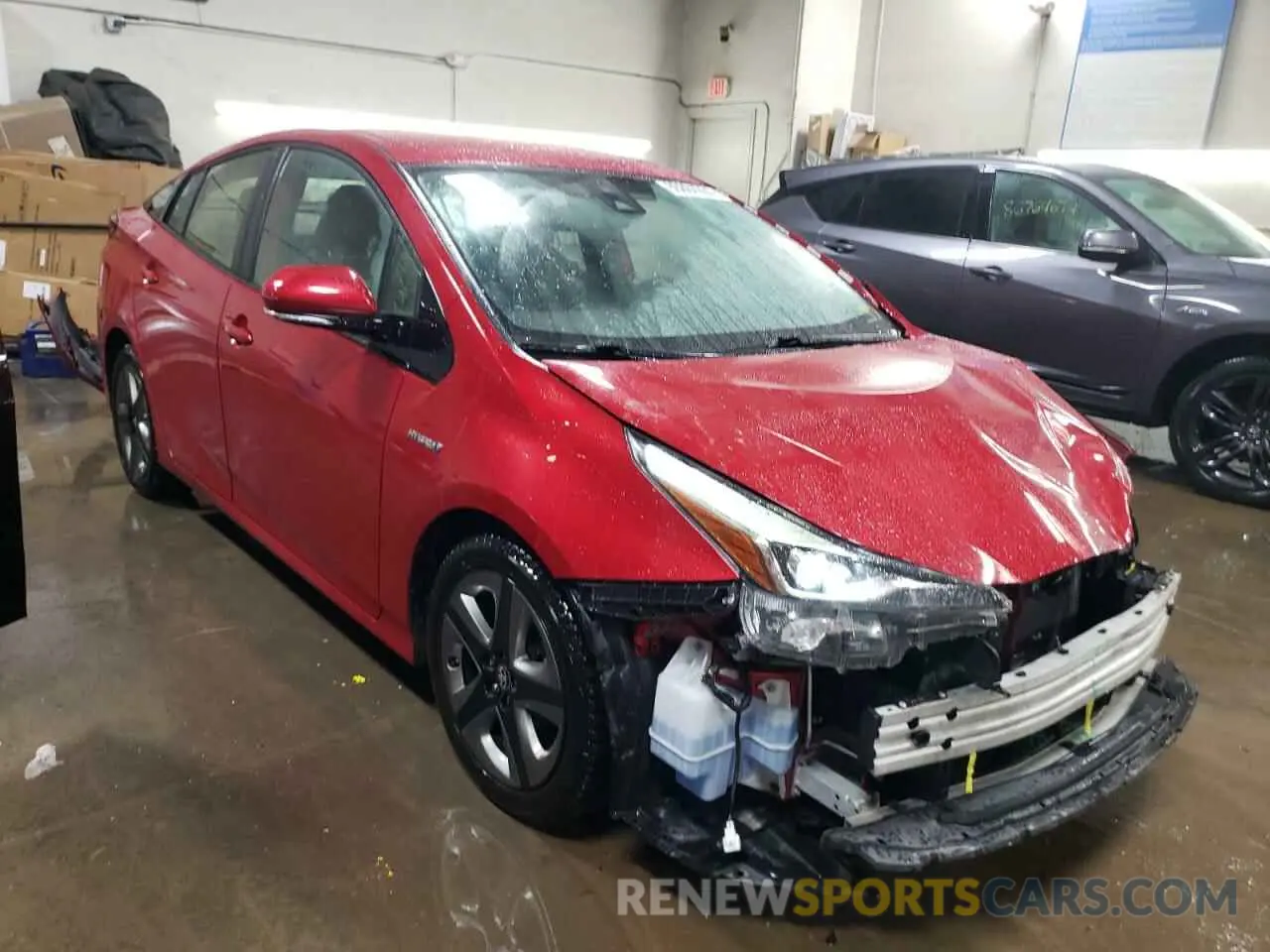 4 Photograph of a damaged car JTDKARFU5K3095175 TOYOTA PRIUS 2019