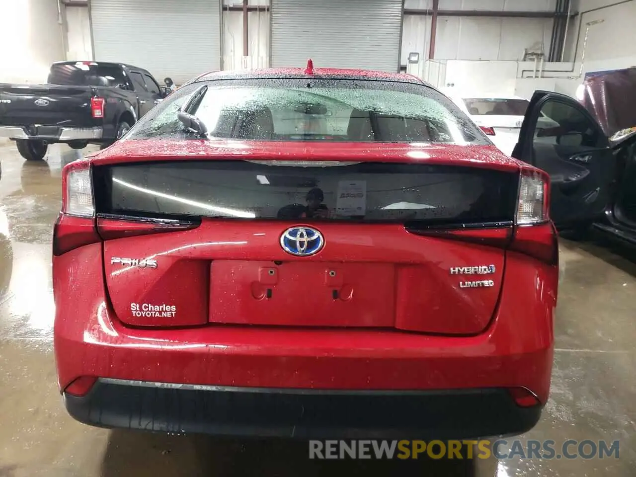 6 Photograph of a damaged car JTDKARFU5K3095175 TOYOTA PRIUS 2019