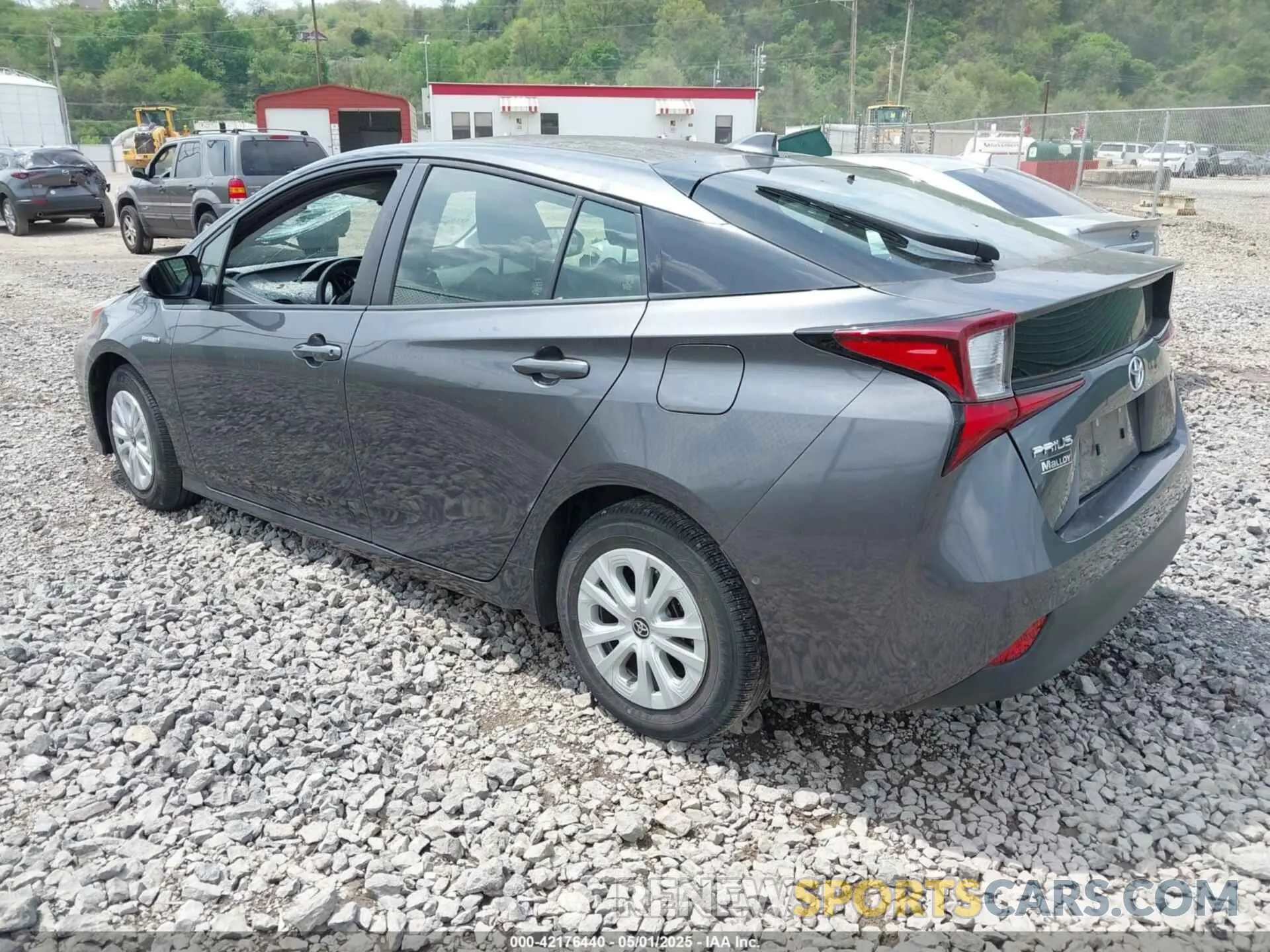 3 Фотография поврежденного автомобиля JTDKARFU5K3096732 TOYOTA PRIUS 2019