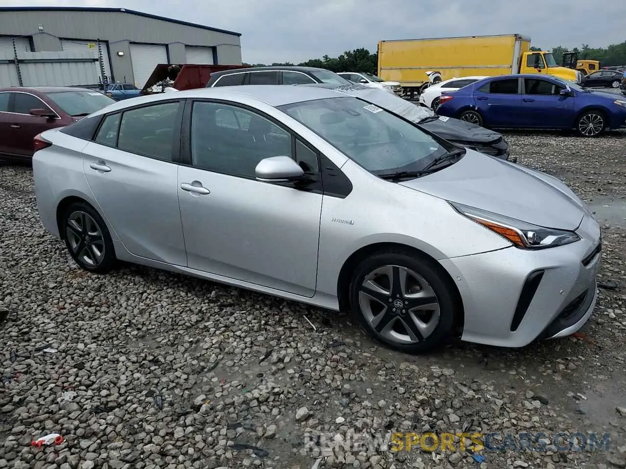 4 Фотография поврежденного автомобиля JTDKARFU5K3102626 TOYOTA PRIUS 2019
