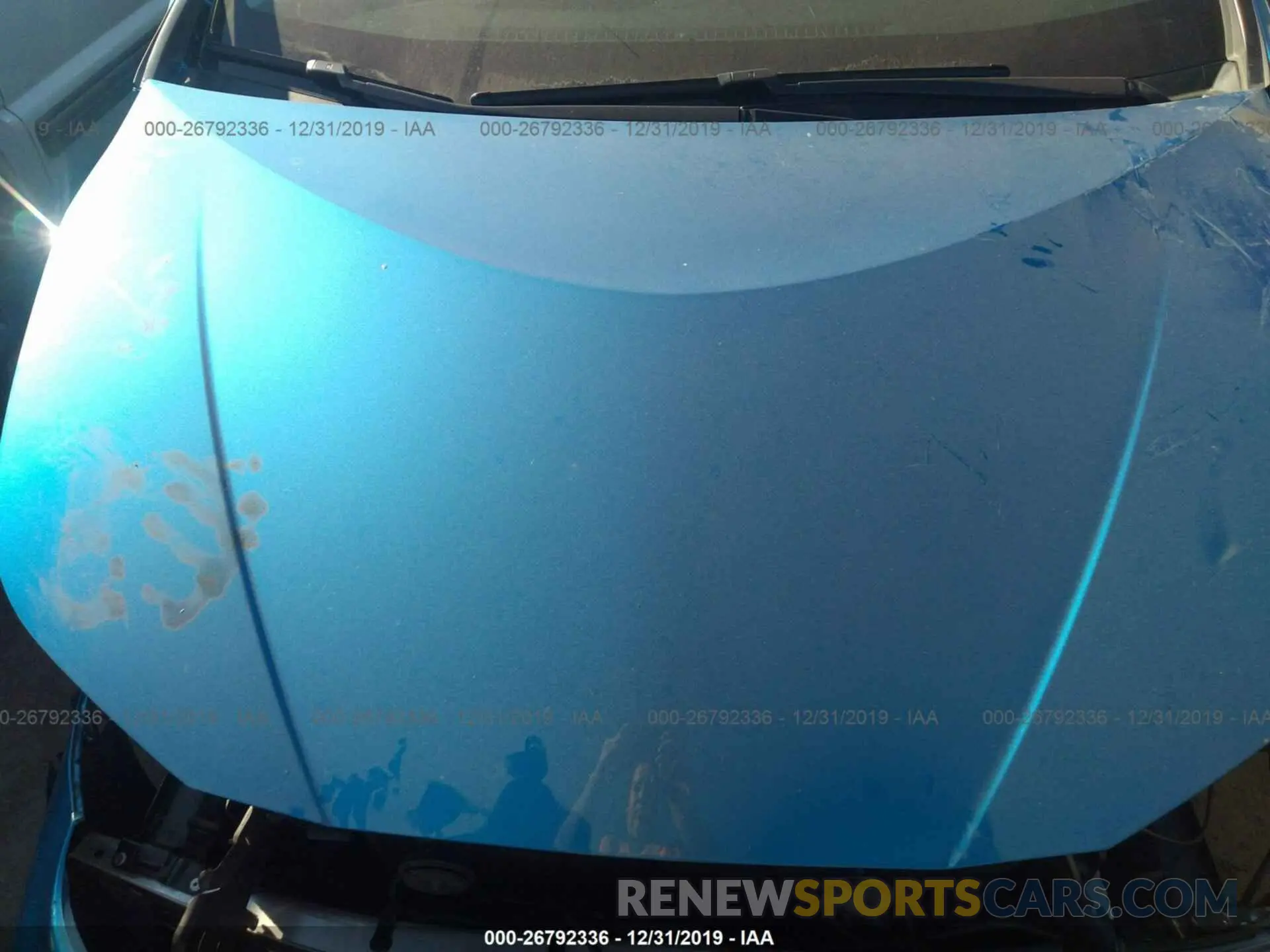 10 Photograph of a damaged car JTDKARFU6K3073833 TOYOTA PRIUS 2019