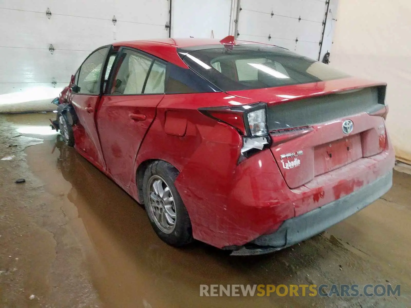 3 Photograph of a damaged car JTDKARFU6K3075095 TOYOTA PRIUS 2019