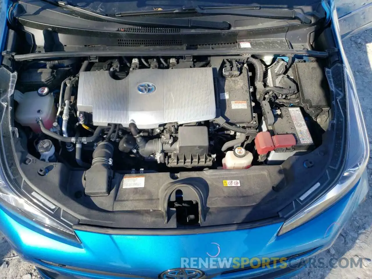 11 Фотография поврежденного автомобиля JTDKARFU6K3075436 TOYOTA PRIUS 2019