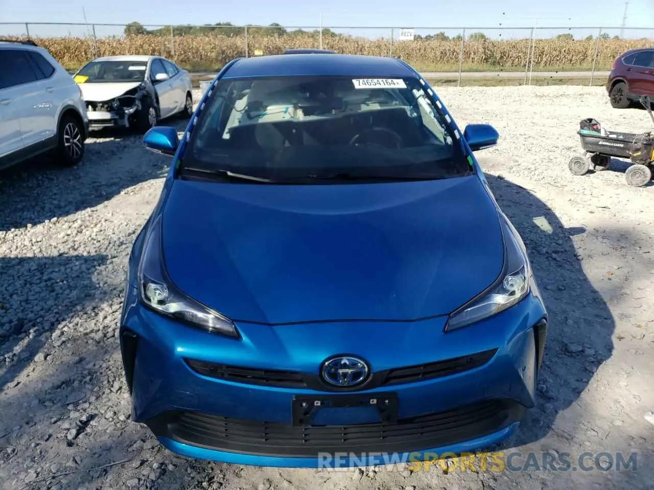 5 Фотография поврежденного автомобиля JTDKARFU6K3075436 TOYOTA PRIUS 2019