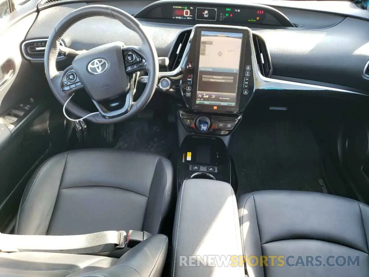 8 Фотография поврежденного автомобиля JTDKARFU6K3075436 TOYOTA PRIUS 2019