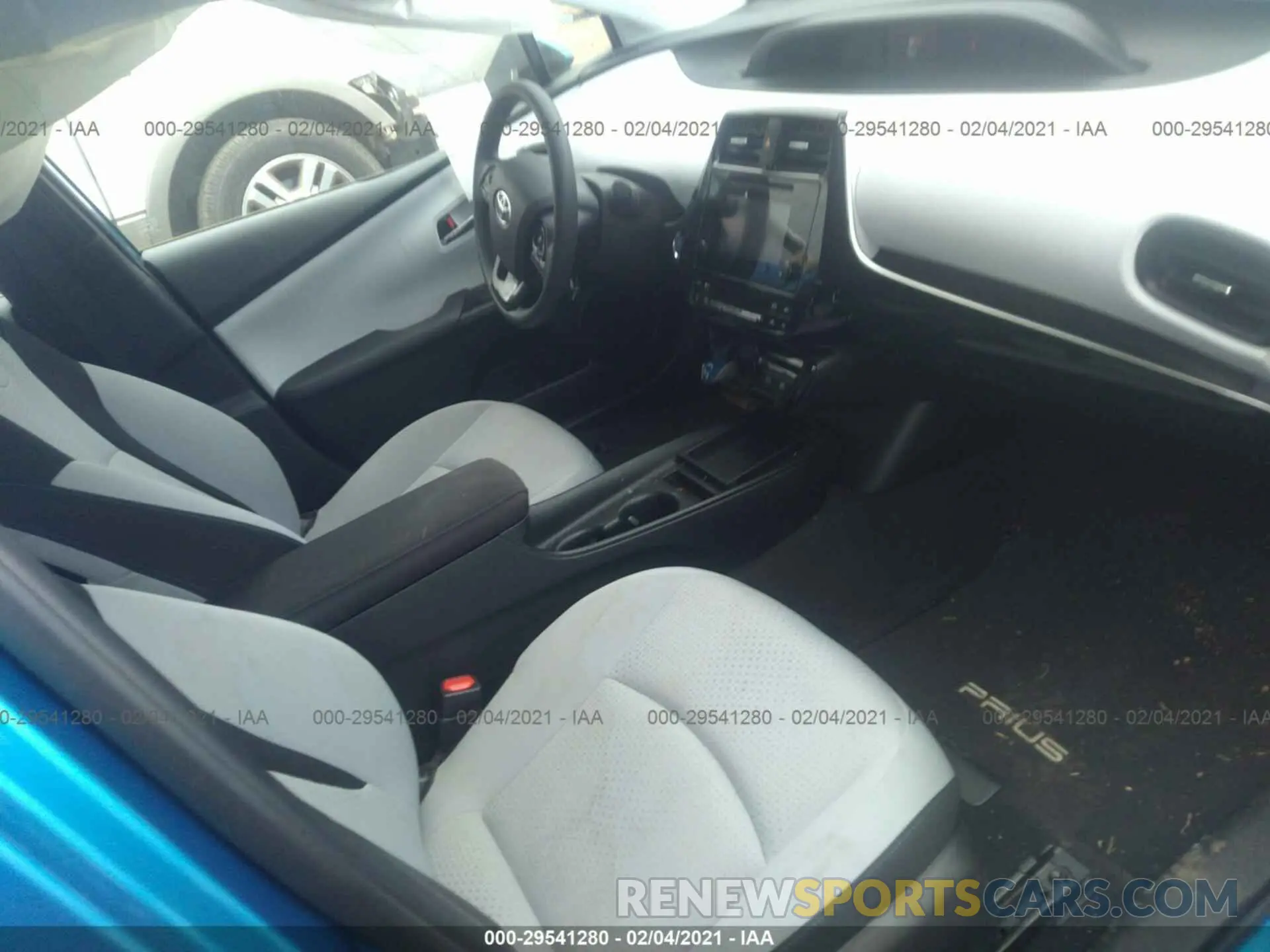 5 Photograph of a damaged car JTDKARFU6K3078854 TOYOTA PRIUS 2019