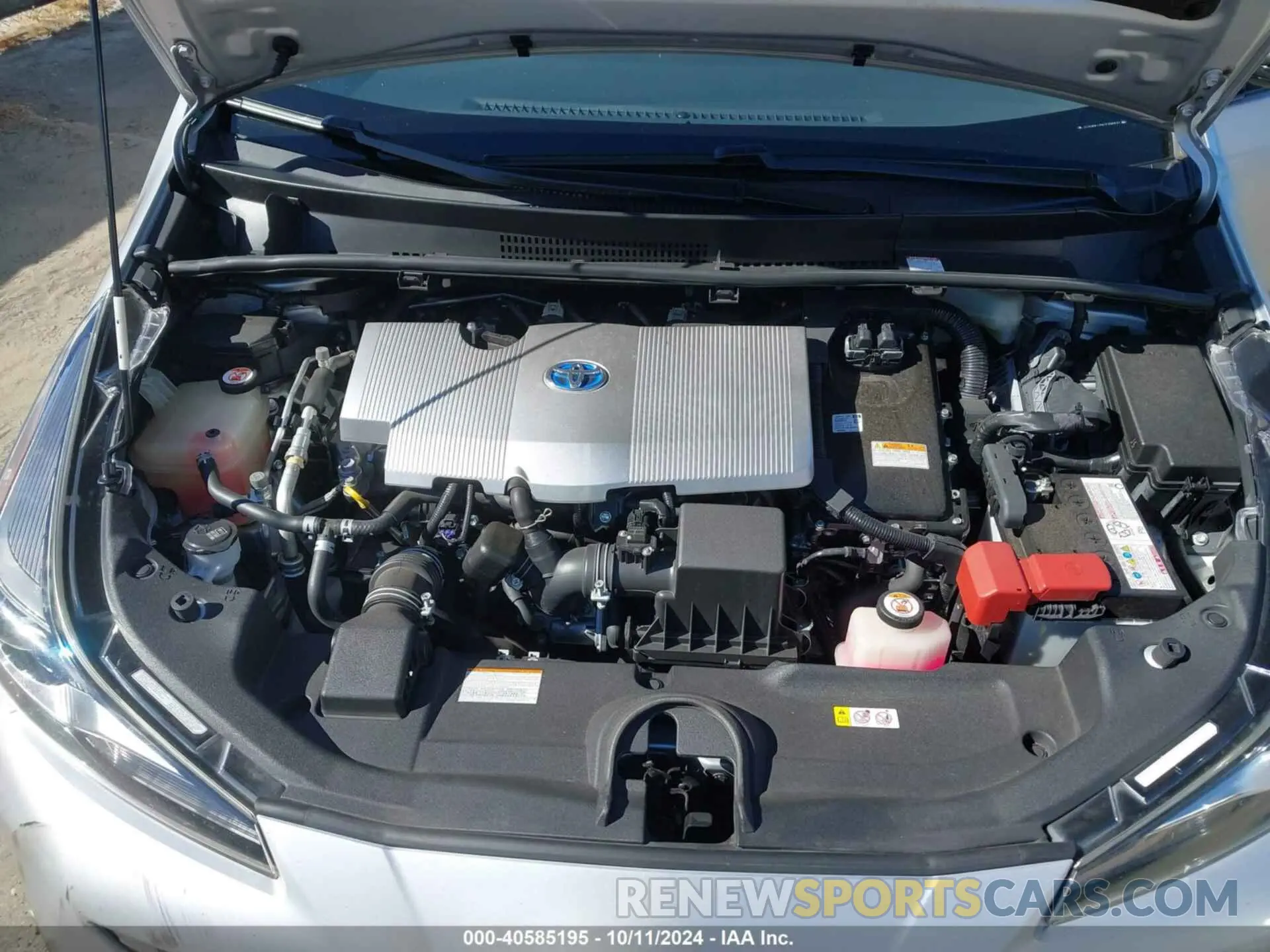 10 Фотография поврежденного автомобиля JTDKARFU6K3084900 TOYOTA PRIUS 2019