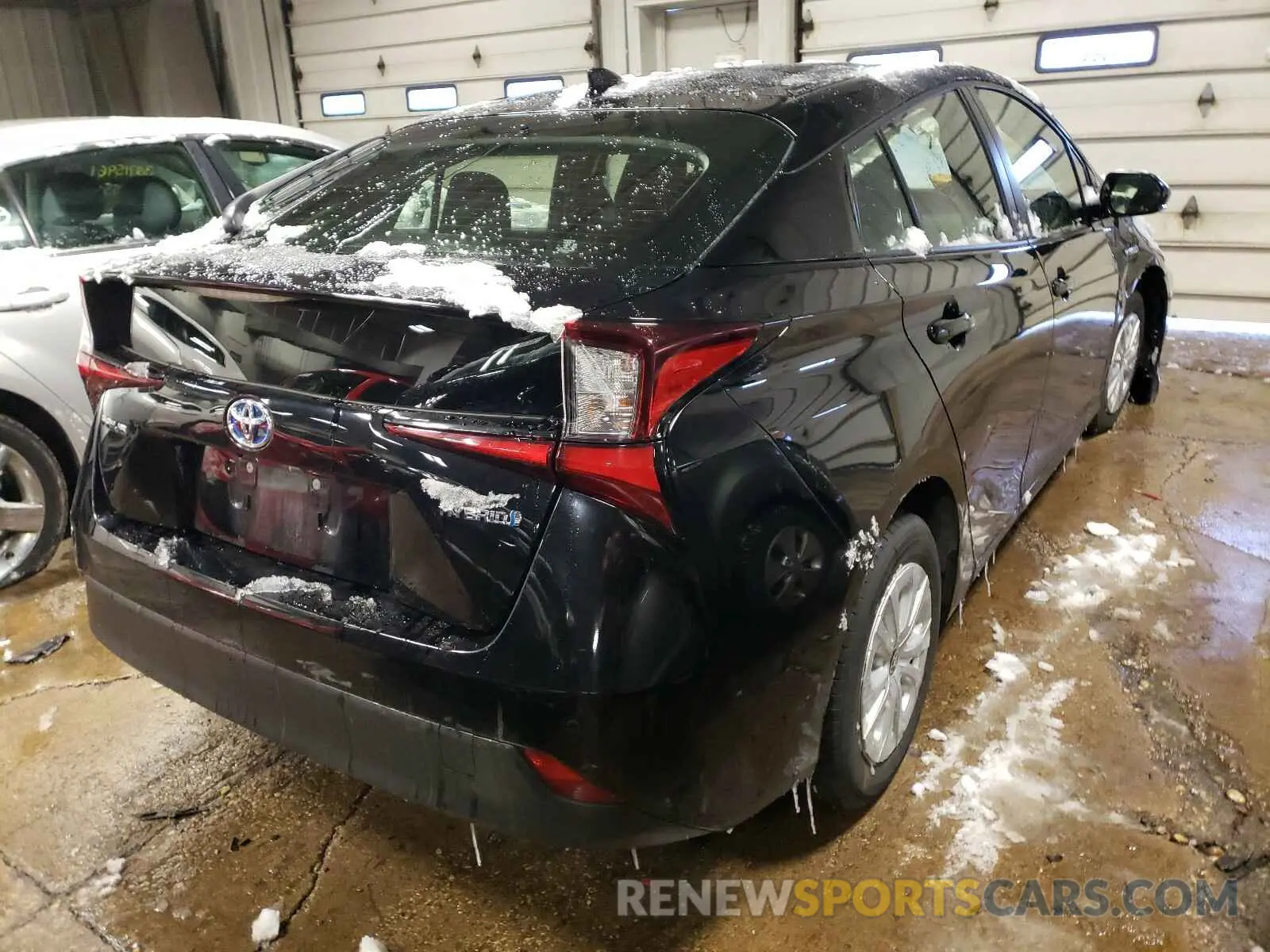 4 Photograph of a damaged car JTDKARFU6K3087537 TOYOTA PRIUS 2019