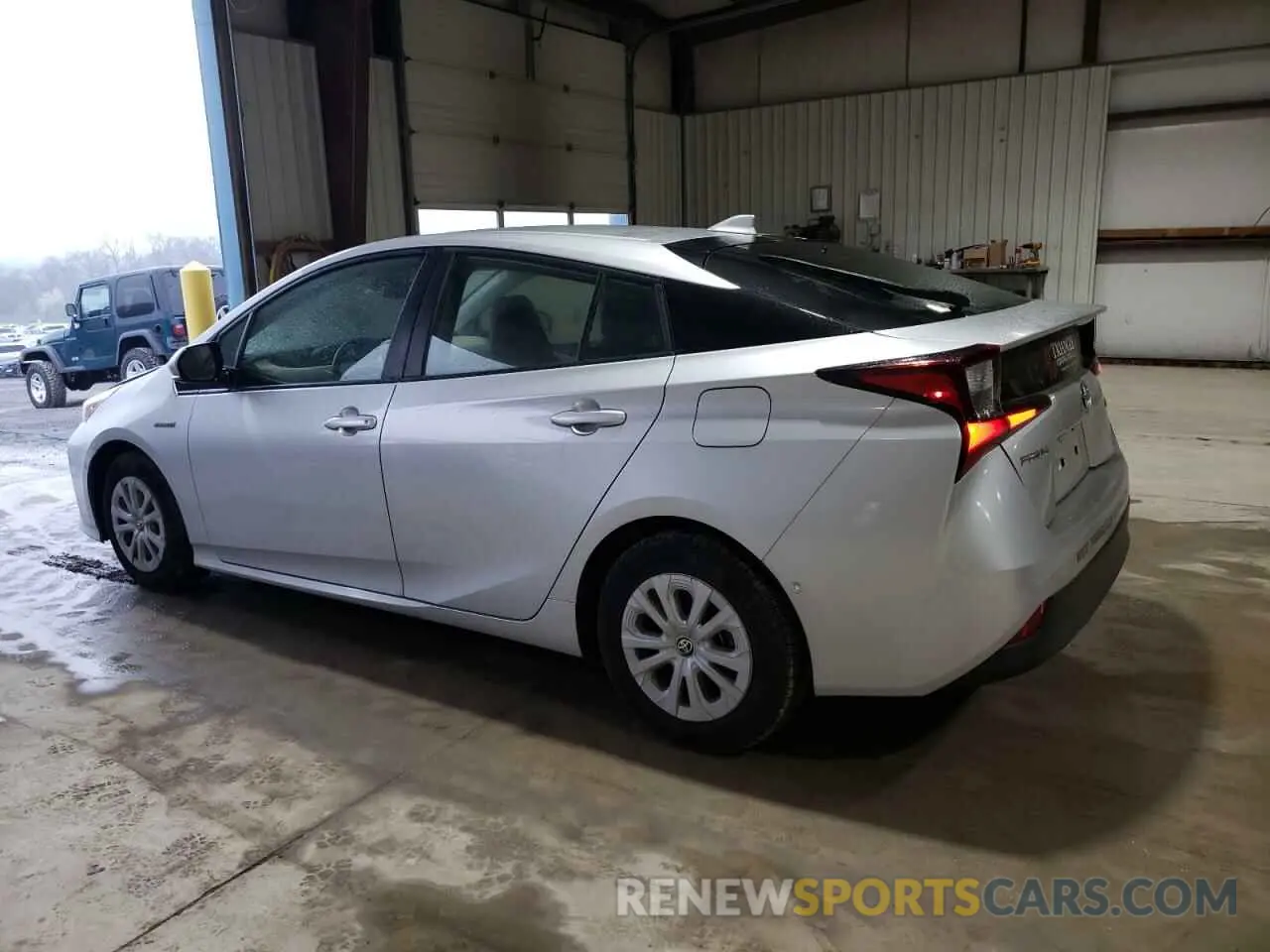 2 Photograph of a damaged car JTDKARFU6K3088882 TOYOTA PRIUS 2019