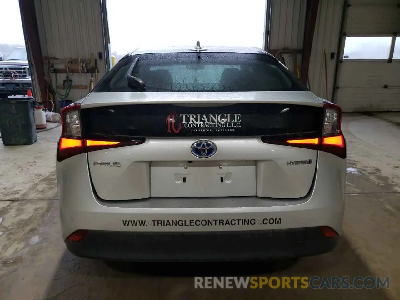 6 Photograph of a damaged car JTDKARFU6K3088882 TOYOTA PRIUS 2019