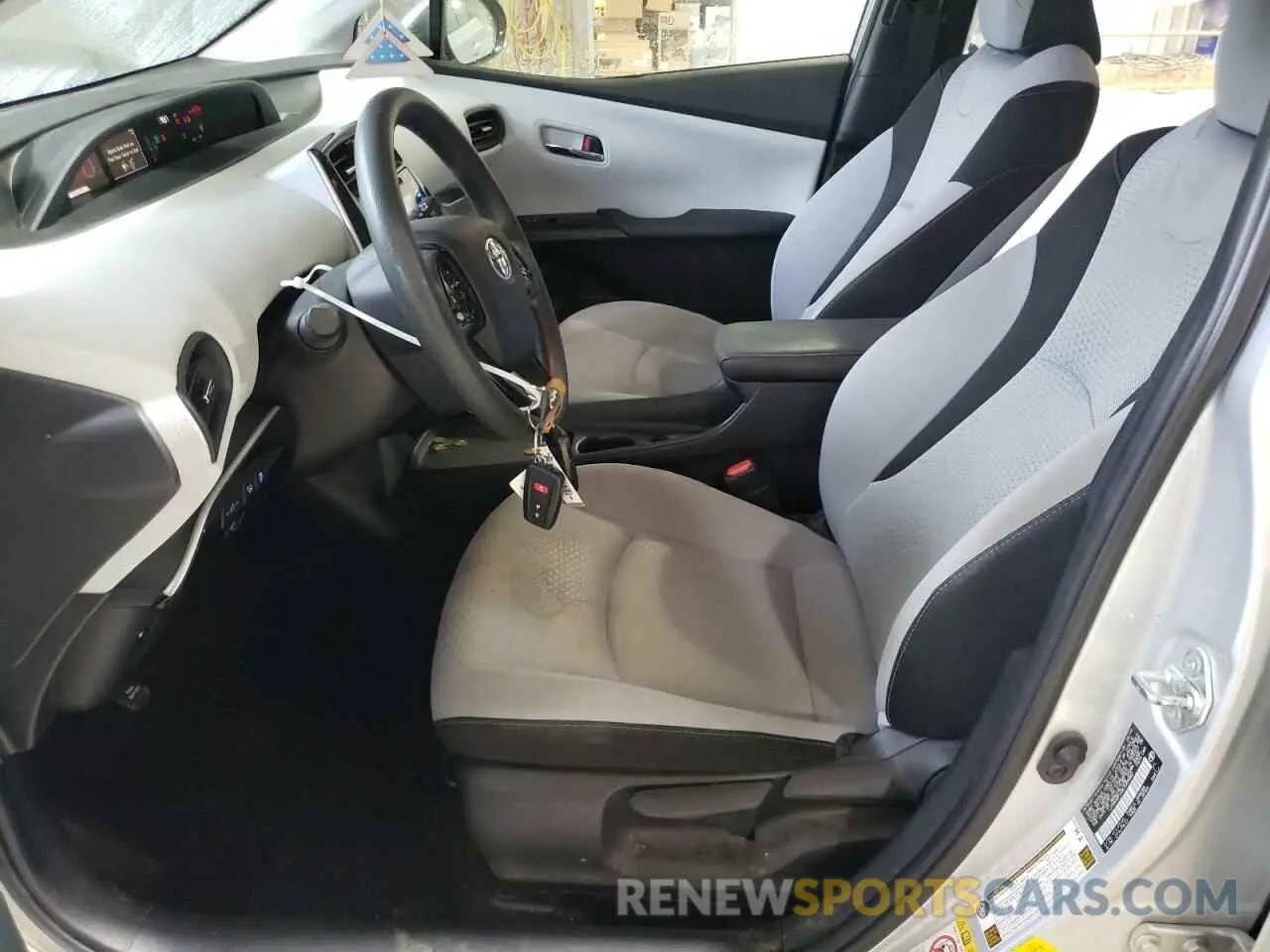 7 Photograph of a damaged car JTDKARFU6K3088882 TOYOTA PRIUS 2019