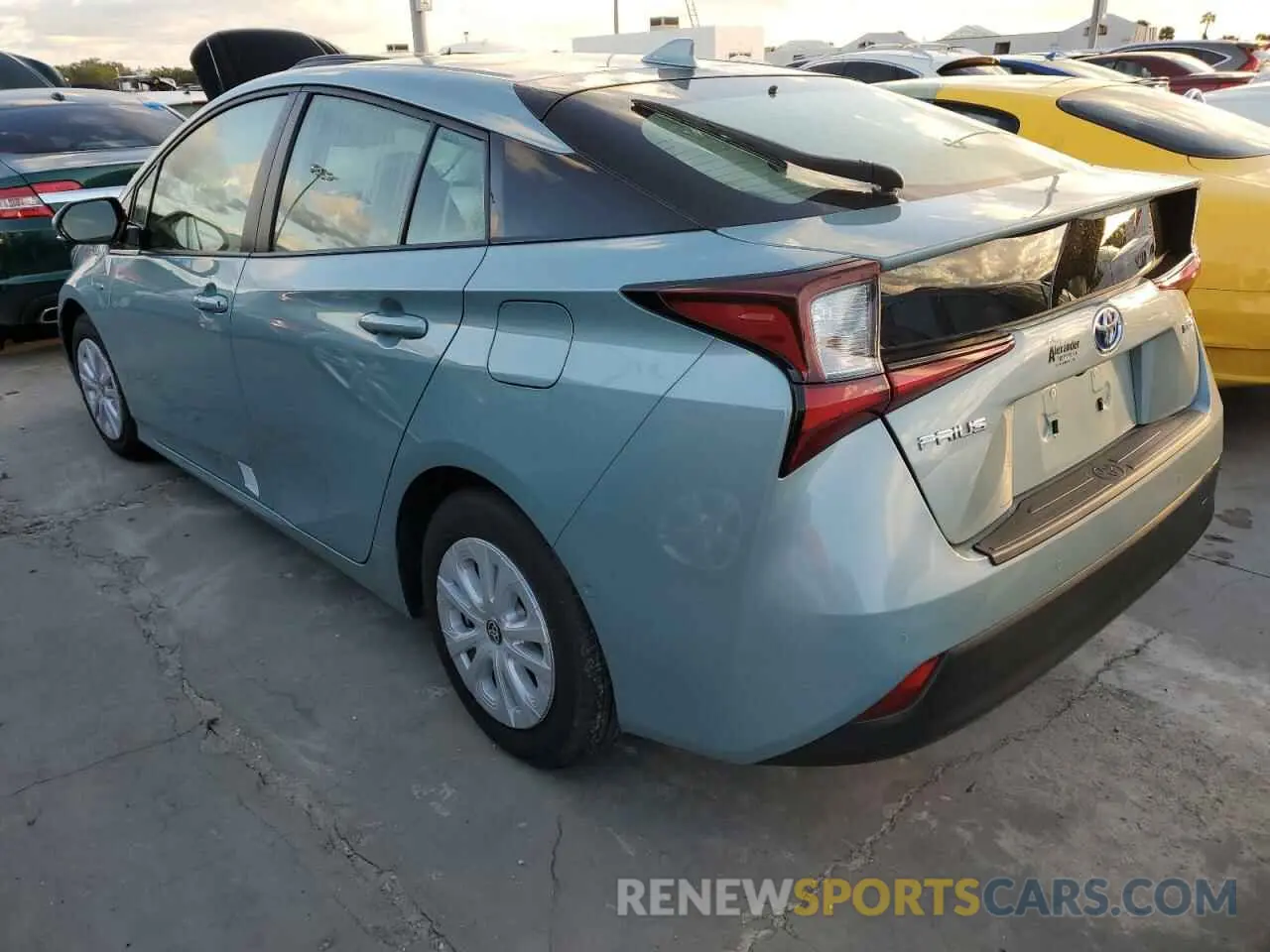 3 Photograph of a damaged car JTDKARFU6K3099574 TOYOTA PRIUS 2019
