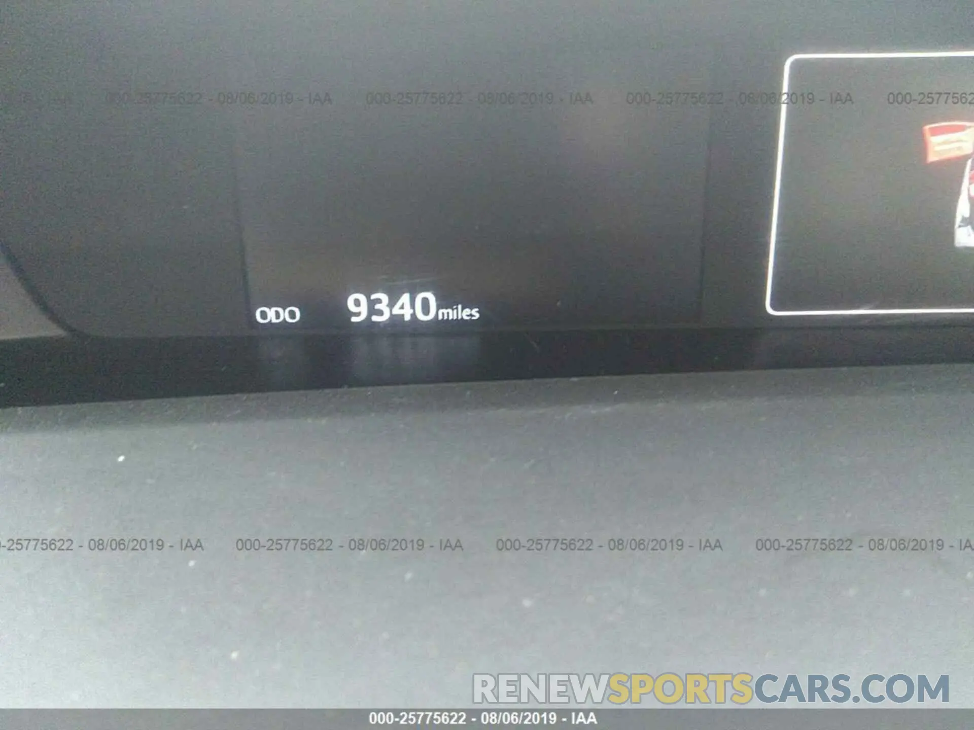 7 Photograph of a damaged car JTDKARFU7K3075719 TOYOTA PRIUS 2019