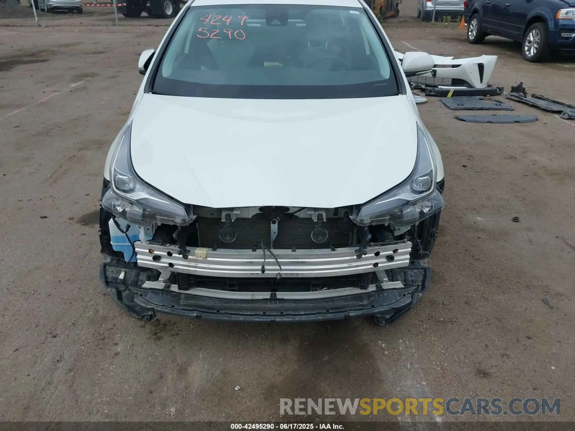 6 Photograph of a damaged car JTDKARFU7K3079057 TOYOTA PRIUS 2019