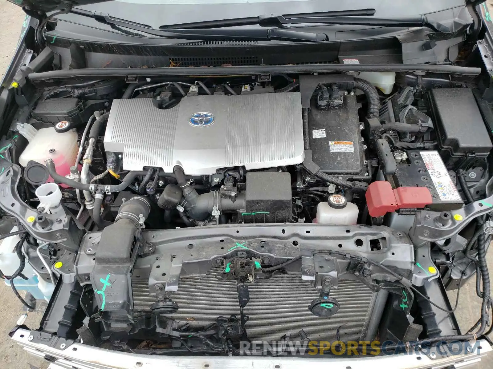 7 Photograph of a damaged car JTDKARFU7K3083397 TOYOTA PRIUS 2019