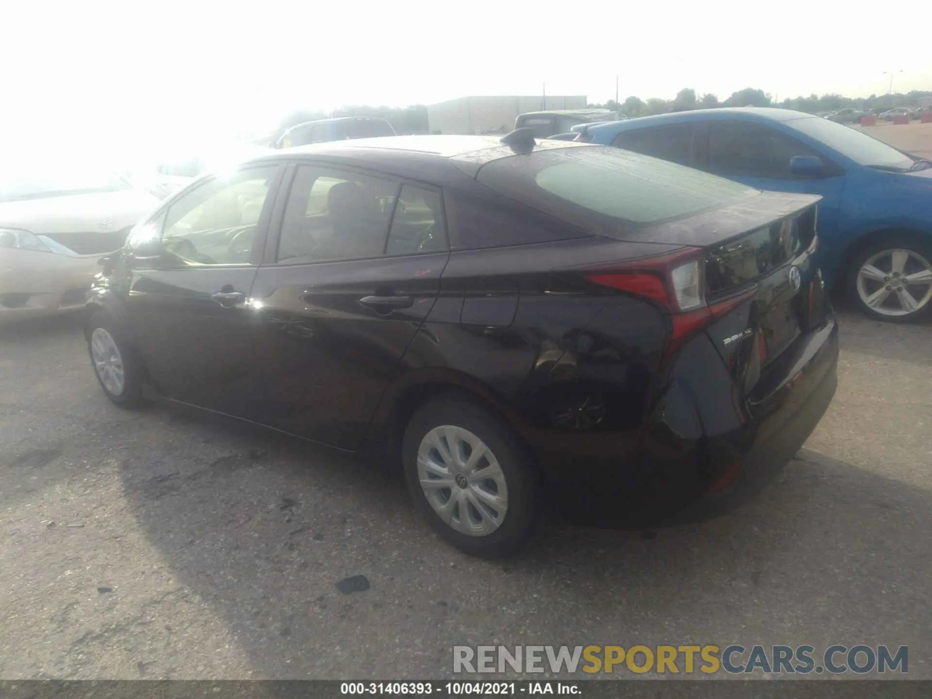 3 Фотография поврежденного автомобиля JTDKARFU7K3084114 TOYOTA PRIUS 2019