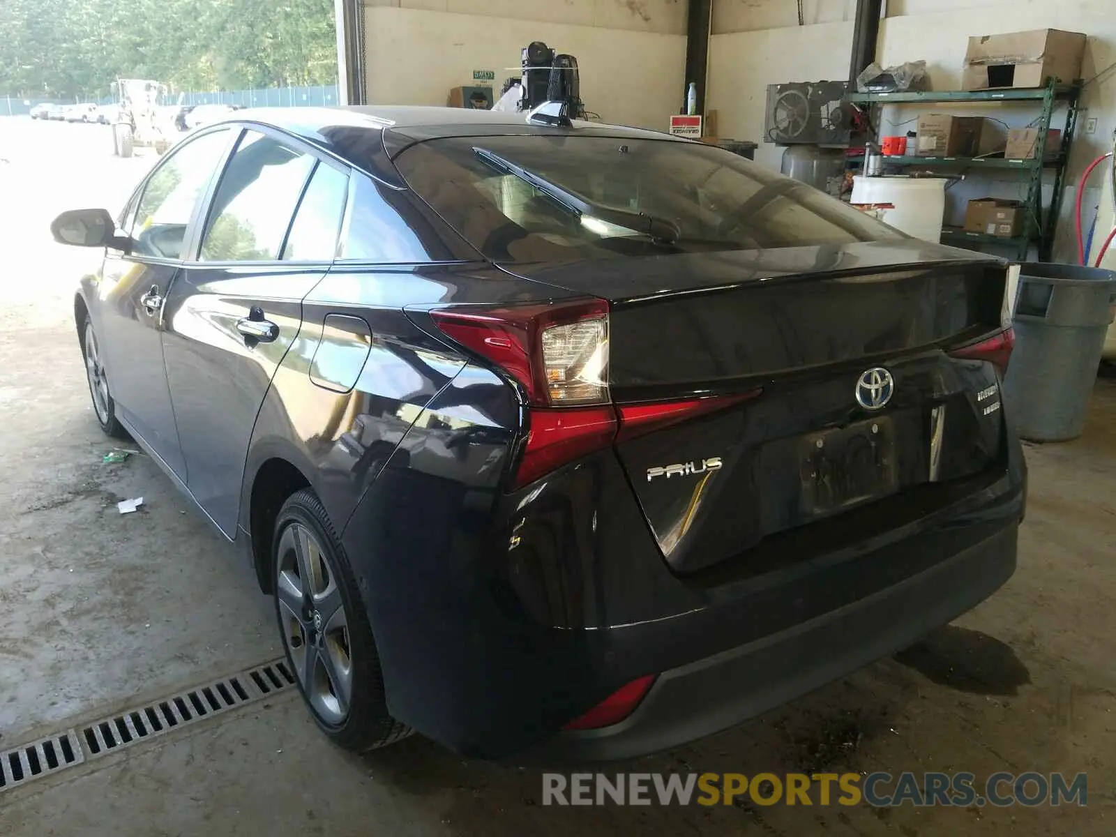 3 Photograph of a damaged car JTDKARFU7K3086249 TOYOTA PRIUS 2019