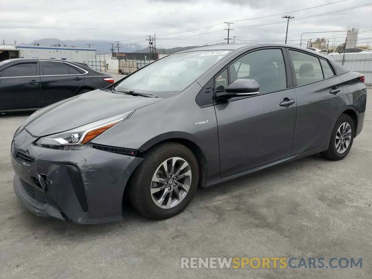 1 Фотография поврежденного автомобиля JTDKARFU7K3086591 TOYOTA PRIUS 2019