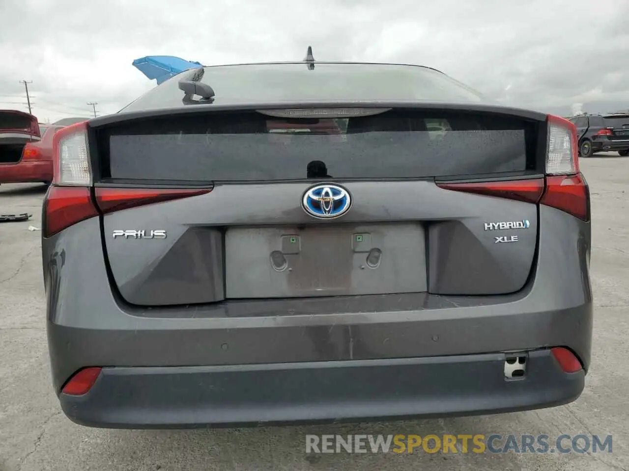 6 Фотография поврежденного автомобиля JTDKARFU7K3086591 TOYOTA PRIUS 2019