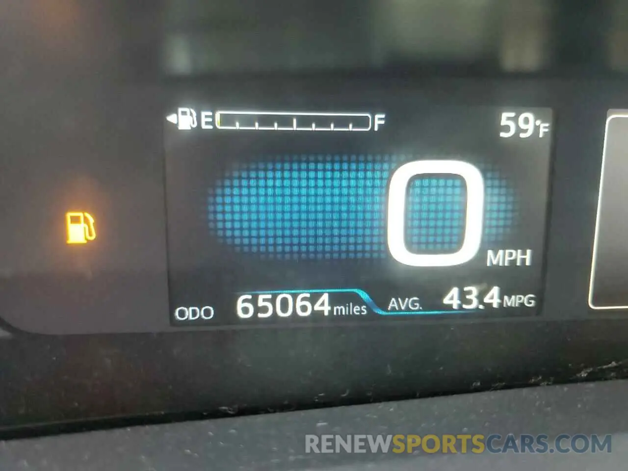 9 Фотография поврежденного автомобиля JTDKARFU7K3086591 TOYOTA PRIUS 2019
