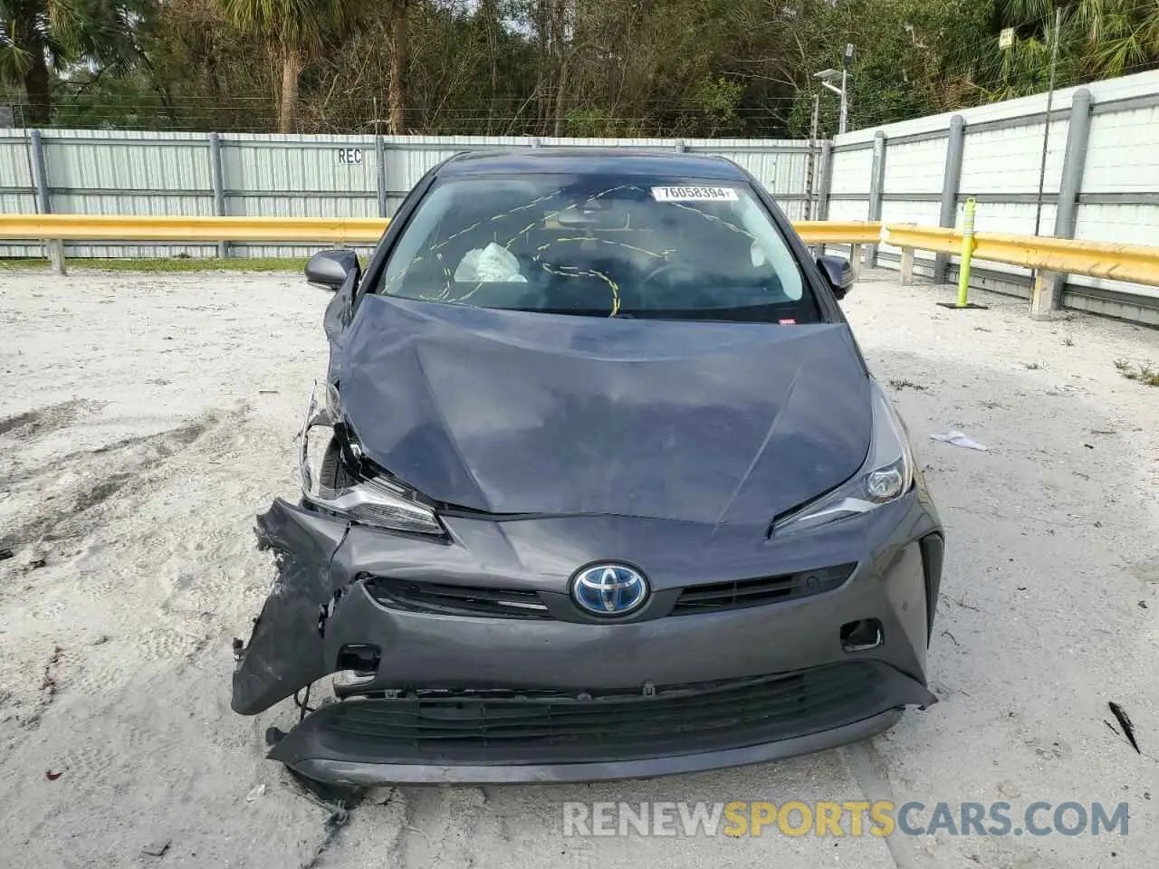 5 Photograph of a damaged car JTDKARFU7K3087515 TOYOTA PRIUS 2019