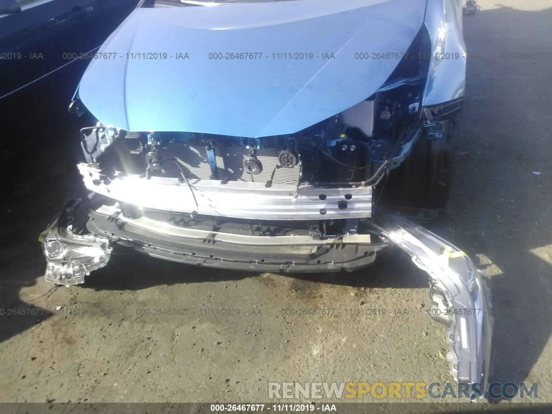 6 Photograph of a damaged car JTDKARFU7K3087823 TOYOTA PRIUS 2019