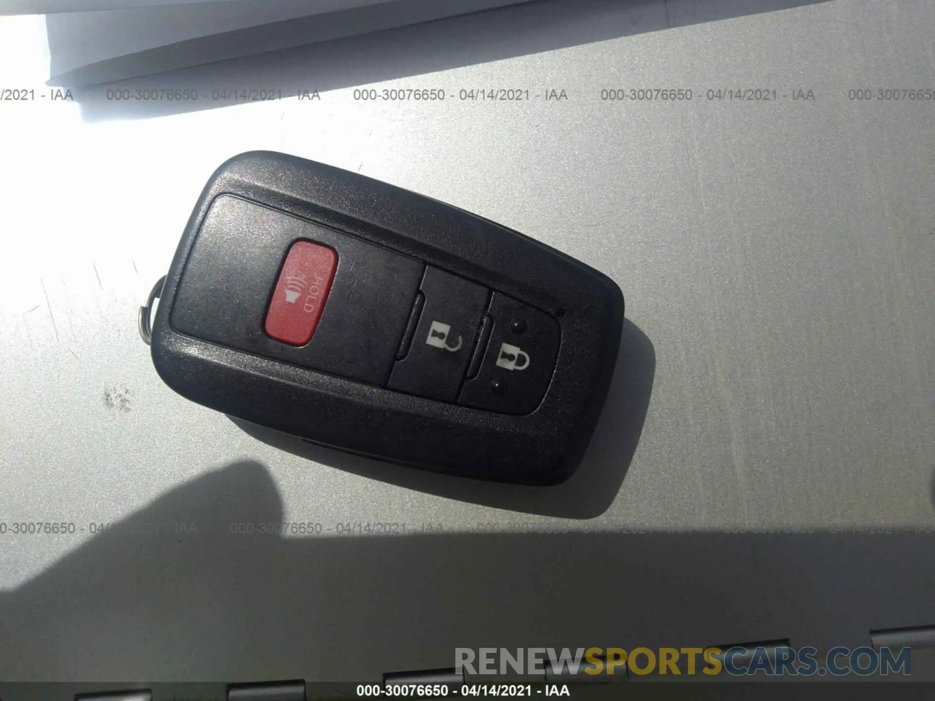 11 Photograph of a damaged car JTDKARFU7K3094495 TOYOTA PRIUS 2019