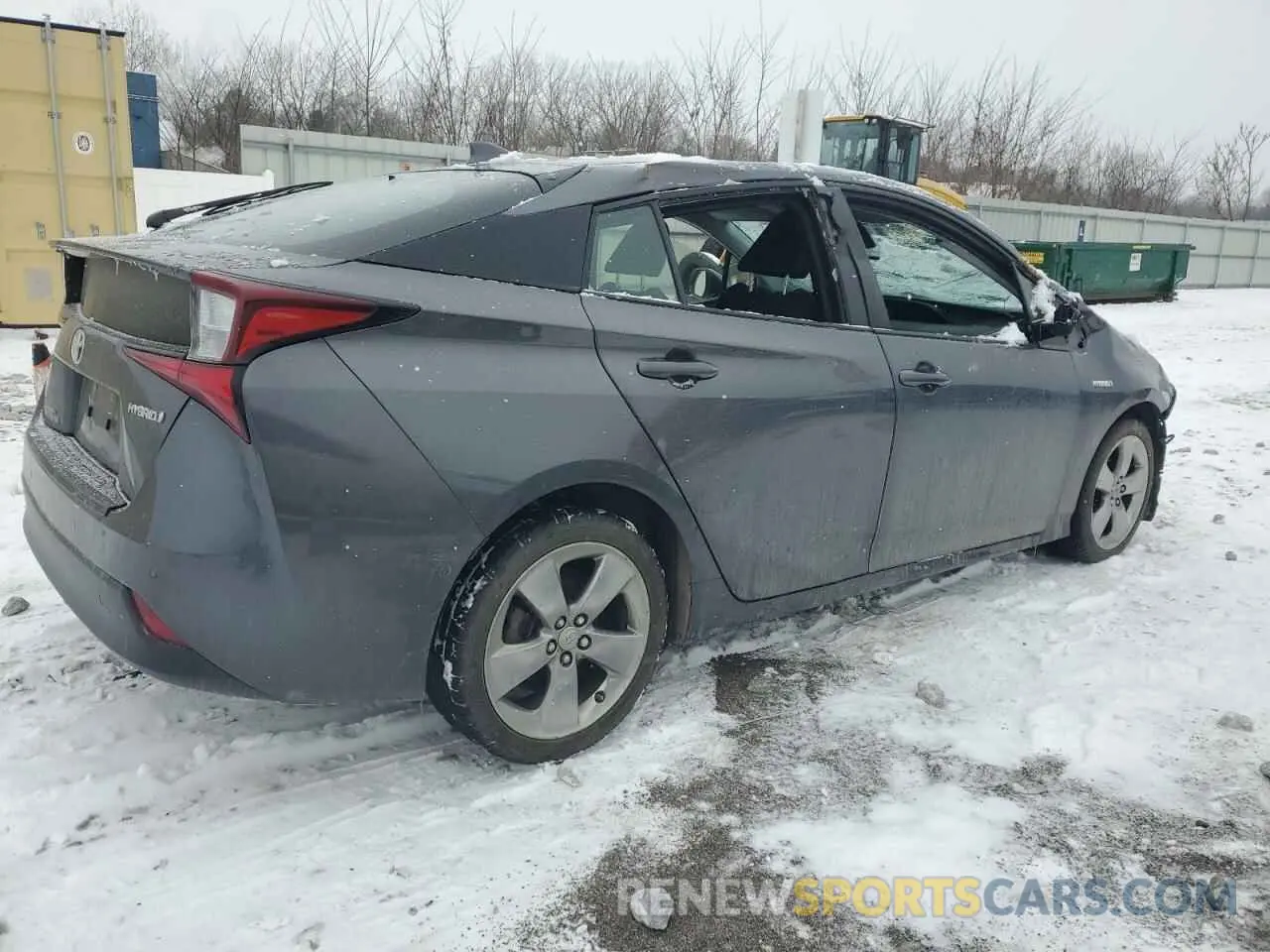 3 Photograph of a damaged car JTDKARFU7K3101784 TOYOTA PRIUS 2019