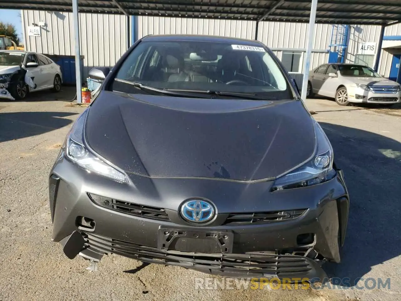 5 Фотография поврежденного автомобиля JTDKARFU8K3077740 TOYOTA PRIUS 2019