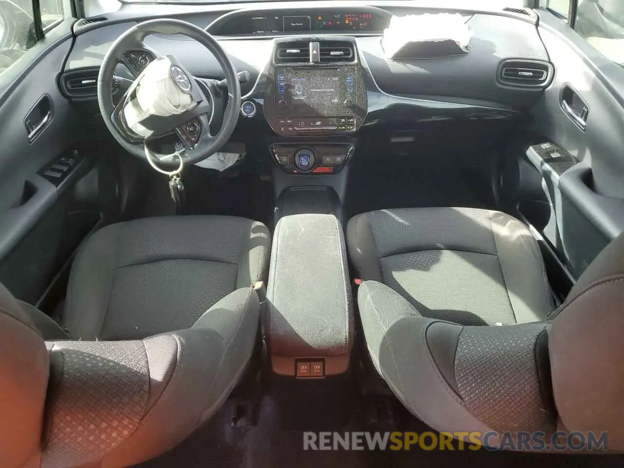 8 Фотография поврежденного автомобиля JTDKARFU8K3079438 TOYOTA PRIUS 2019