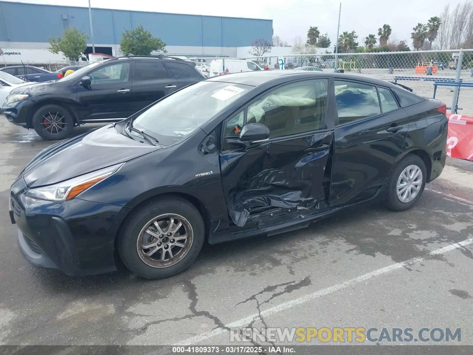 6 Фотография поврежденного автомобиля JTDKARFU8K3082503 TOYOTA PRIUS 2019