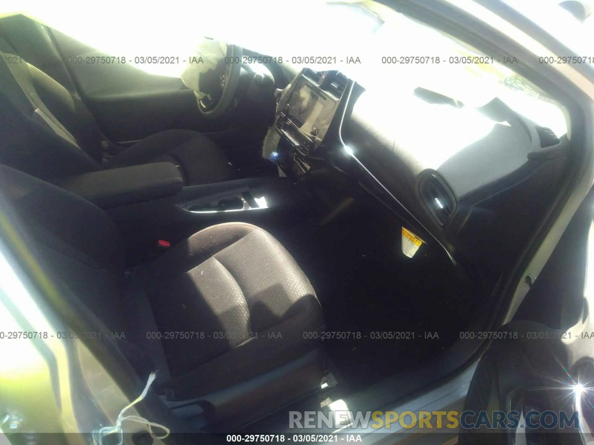 5 Photograph of a damaged car JTDKARFU8K3086910 TOYOTA PRIUS 2019