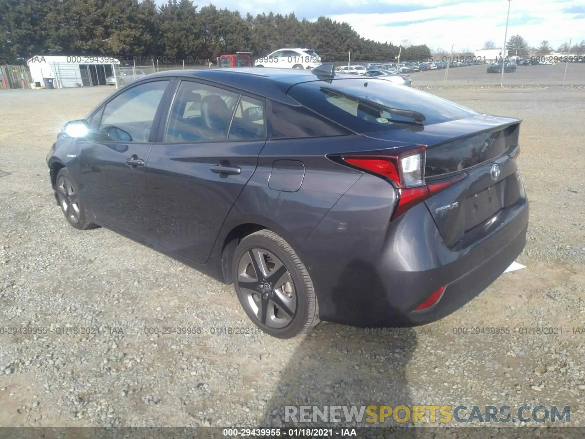 3 Photograph of a damaged car JTDKARFU8K3090245 TOYOTA PRIUS 2019