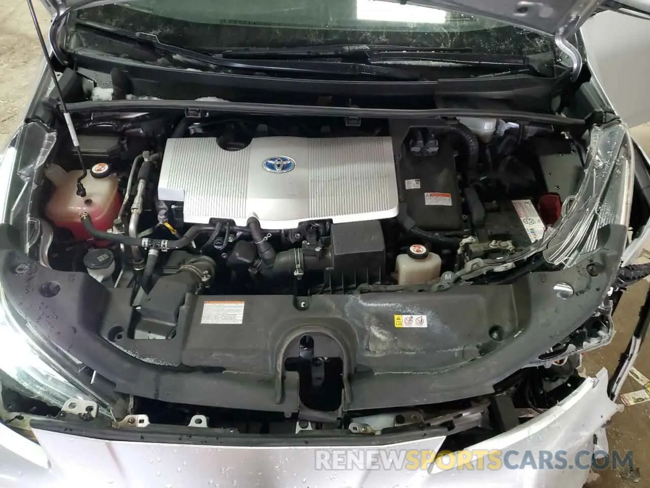 11 Фотография поврежденного автомобиля JTDKARFU8K3090973 TOYOTA PRIUS 2019