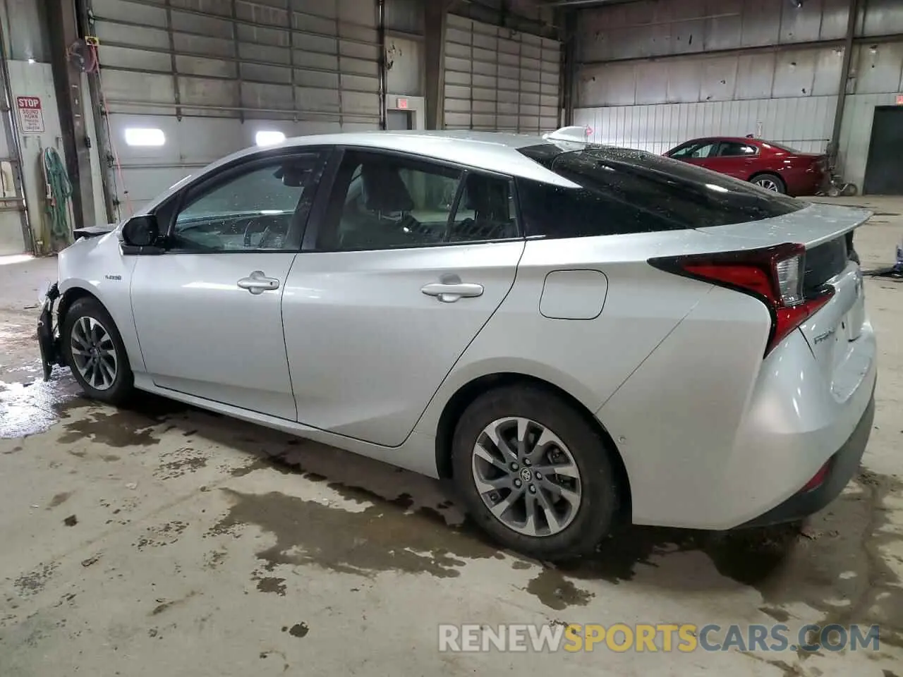 2 Фотография поврежденного автомобиля JTDKARFU8K3090973 TOYOTA PRIUS 2019