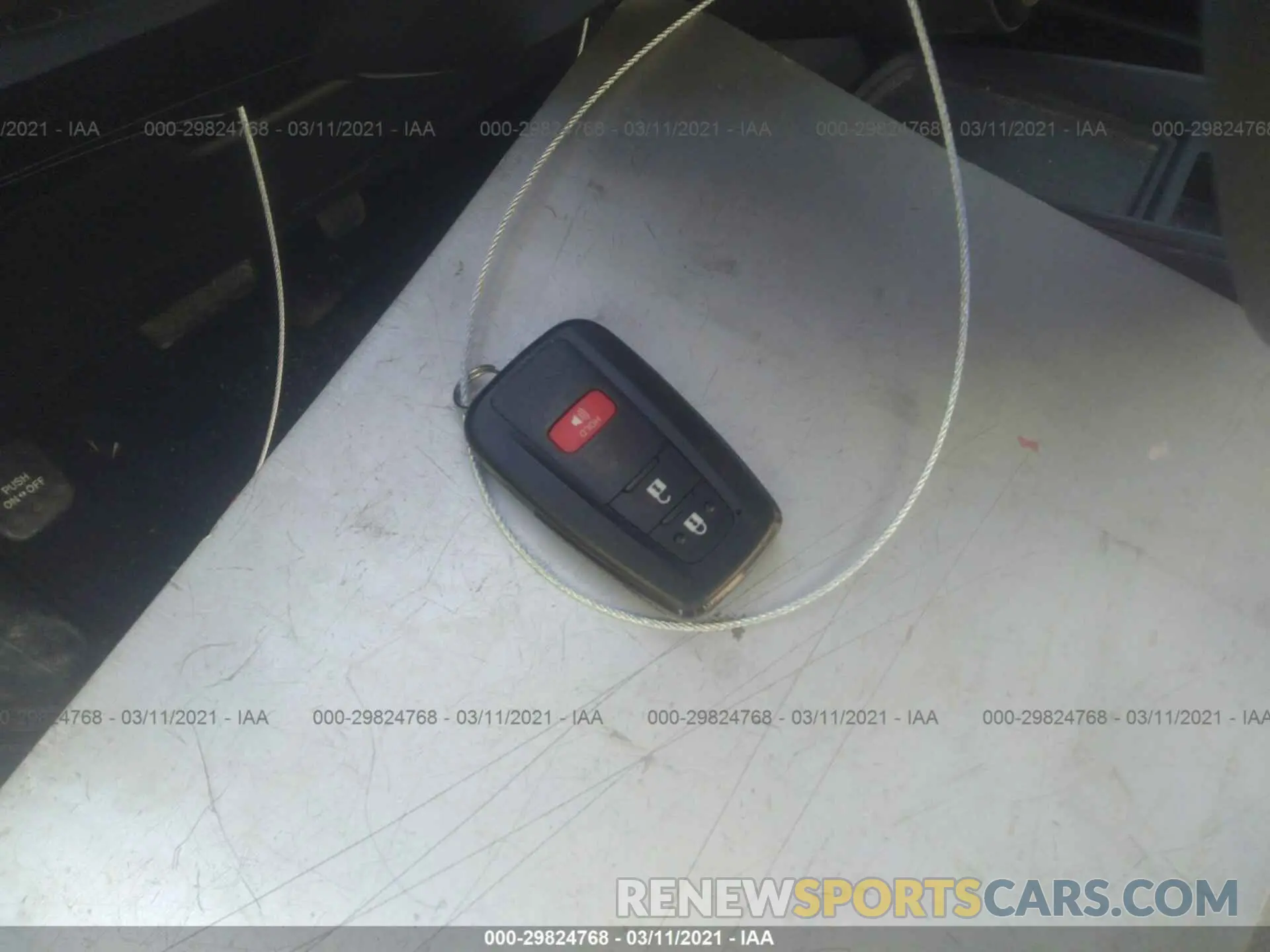 11 Photograph of a damaged car JTDKARFU8K3092089 TOYOTA PRIUS 2019