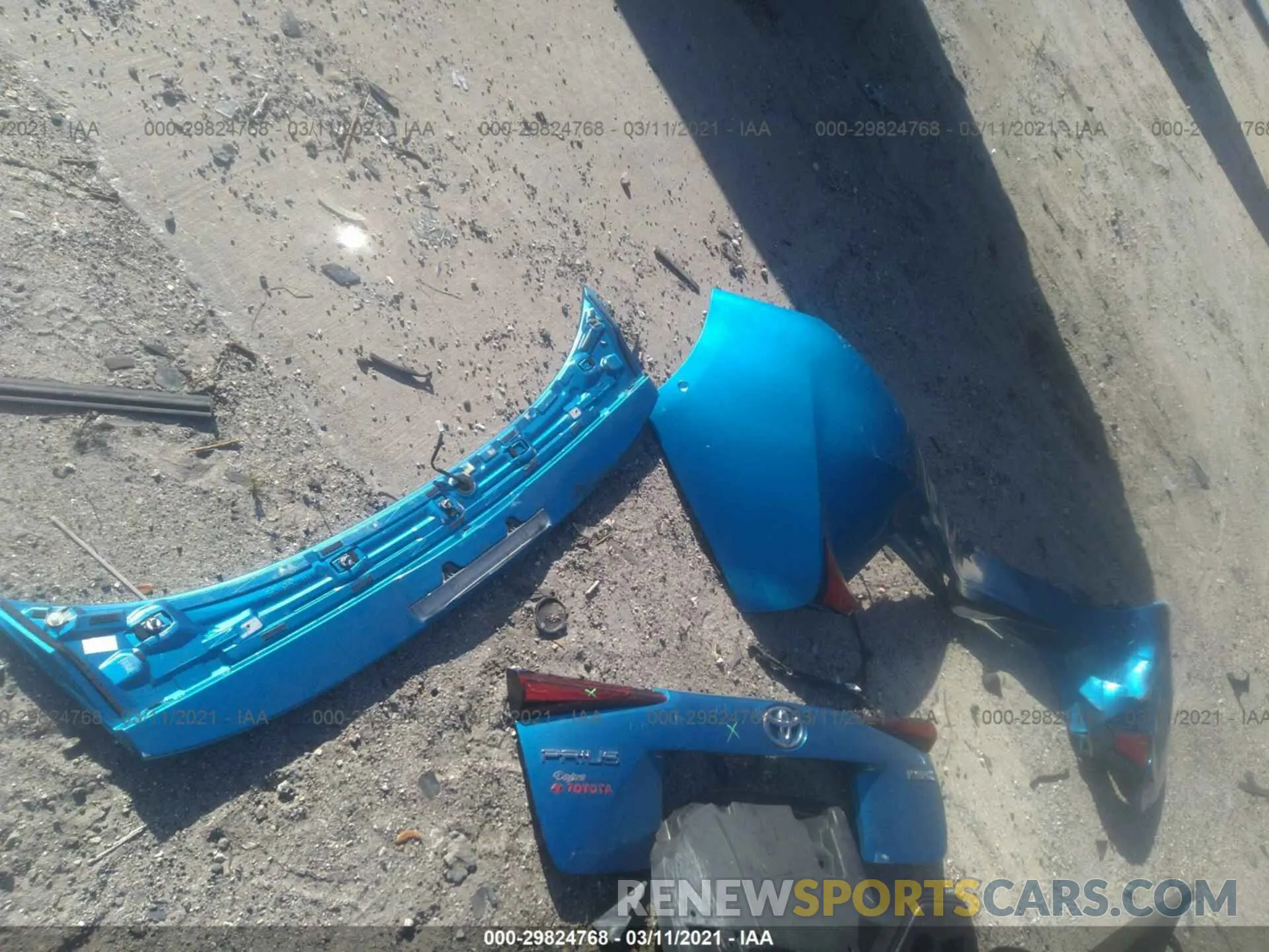 12 Photograph of a damaged car JTDKARFU8K3092089 TOYOTA PRIUS 2019