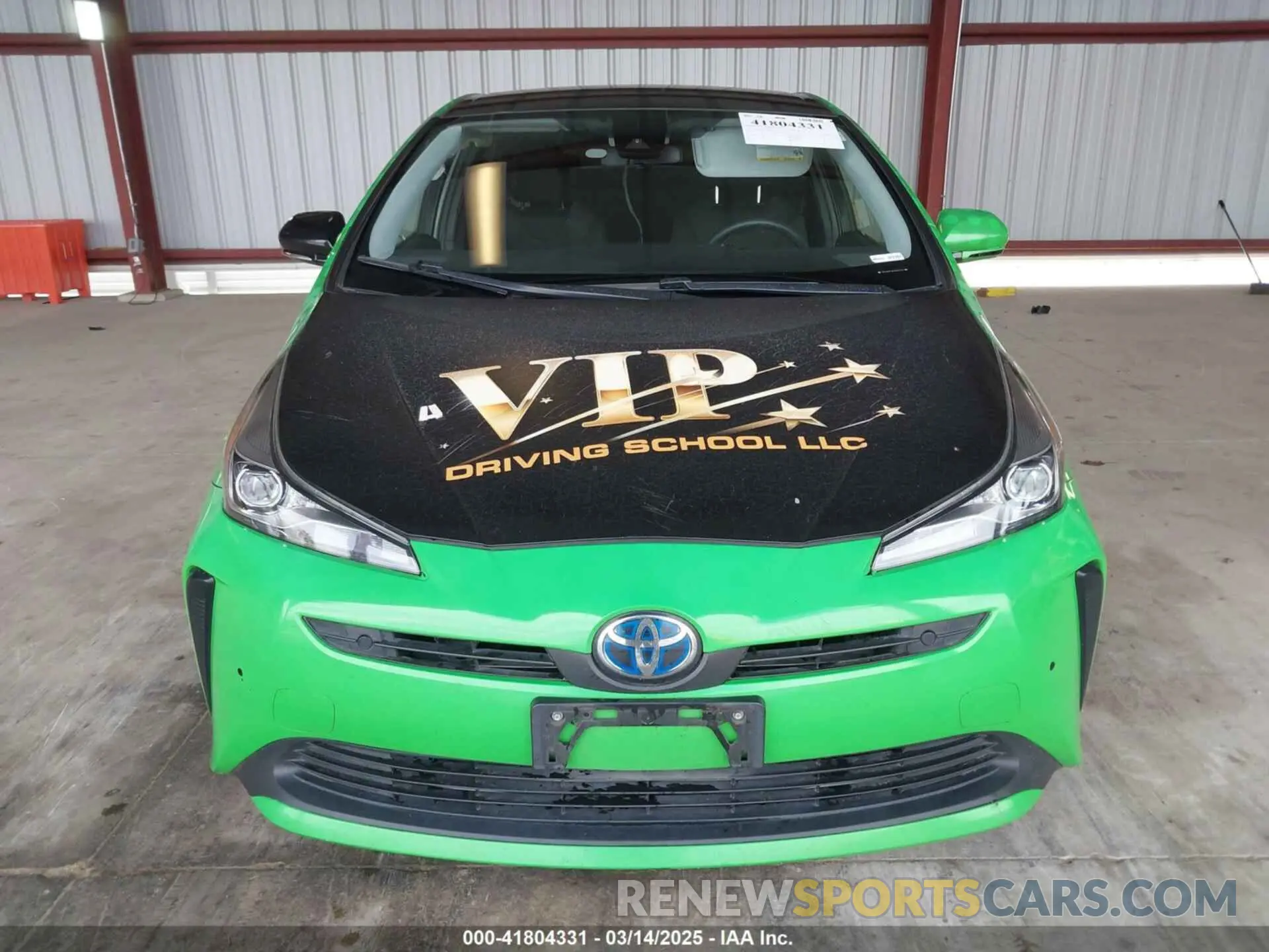 12 Photograph of a damaged car JTDKARFU8K3095428 TOYOTA PRIUS 2019
