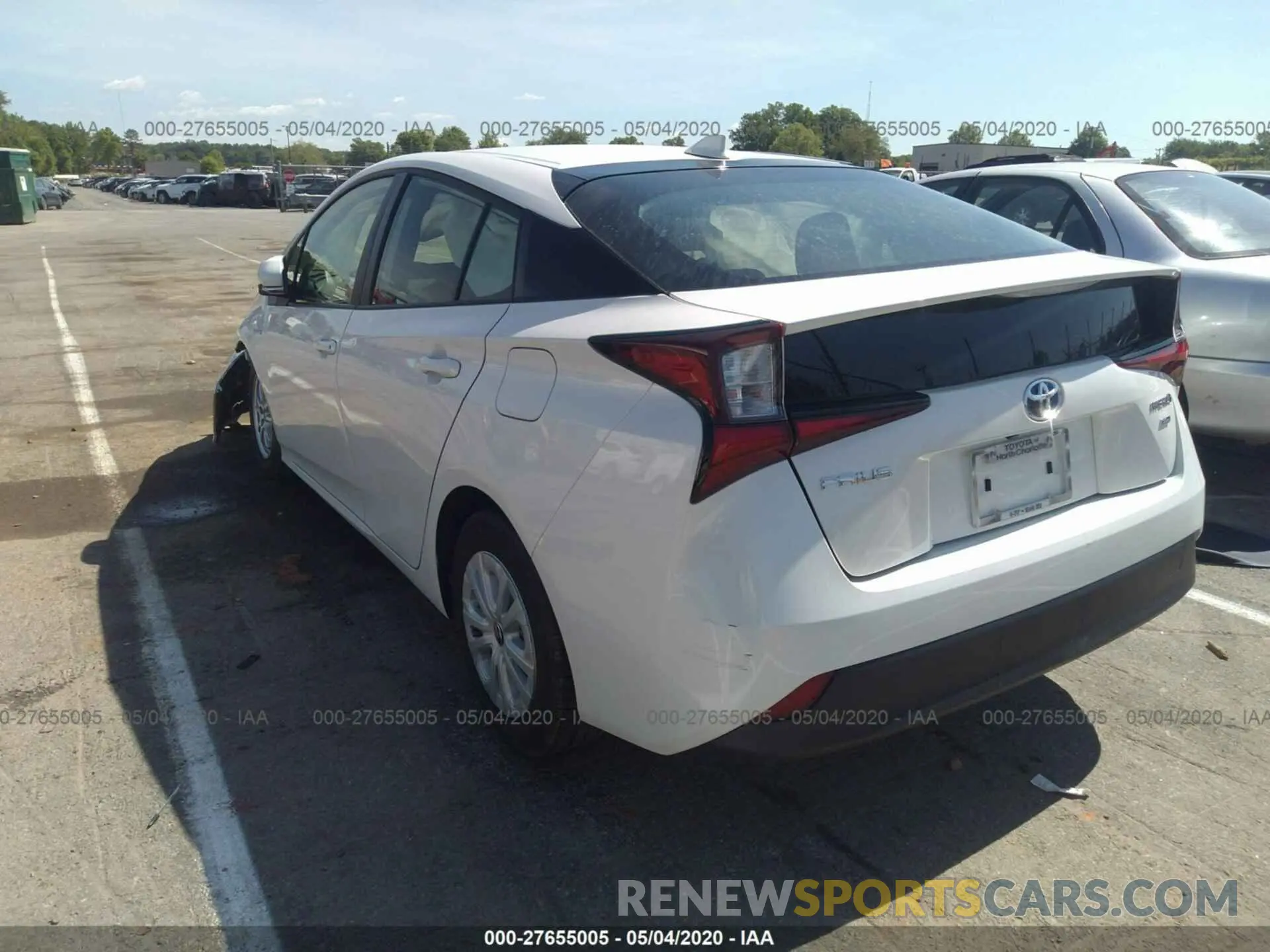 3 Photograph of a damaged car JTDKARFU8K3099978 TOYOTA PRIUS 2019