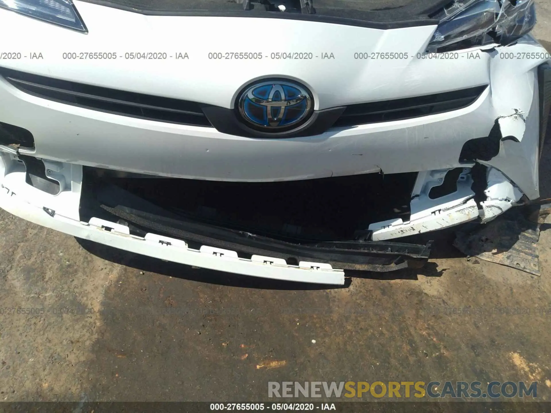 6 Photograph of a damaged car JTDKARFU8K3099978 TOYOTA PRIUS 2019