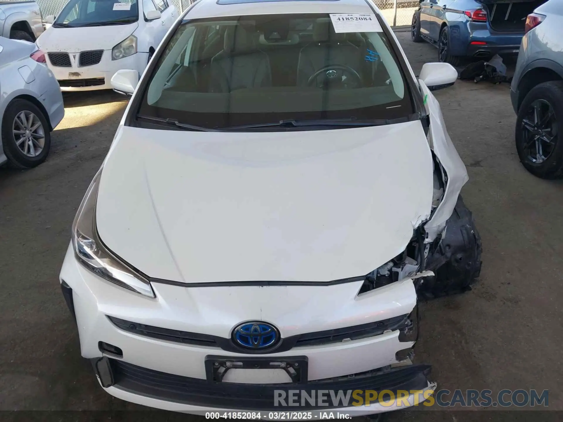12 Фотография поврежденного автомобиля JTDKARFU8K3102331 TOYOTA PRIUS 2019