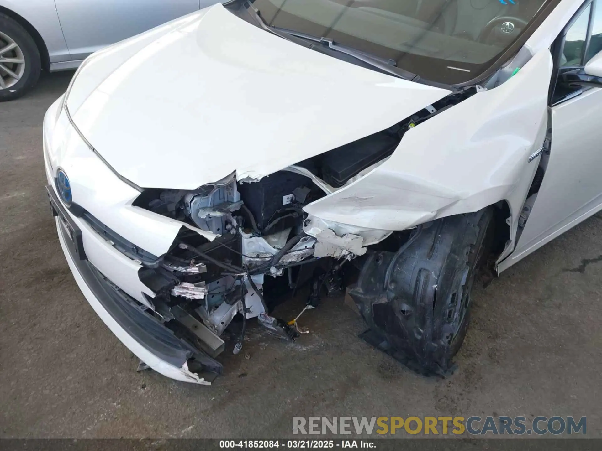 6 Фотография поврежденного автомобиля JTDKARFU8K3102331 TOYOTA PRIUS 2019
