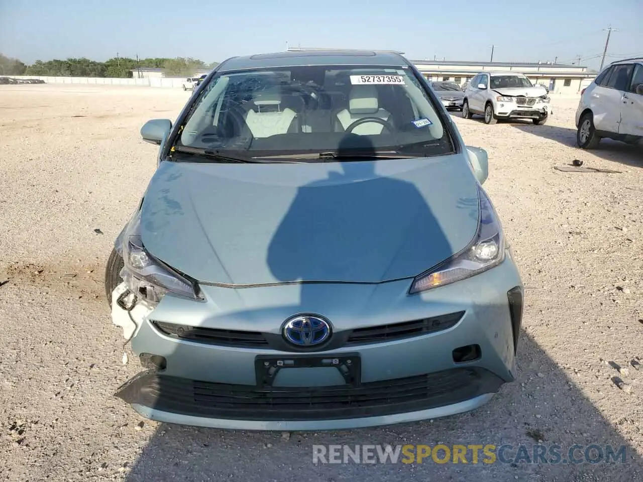 5 Фотография поврежденного автомобиля JTDKARFU9K3069825 TOYOTA PRIUS 2019