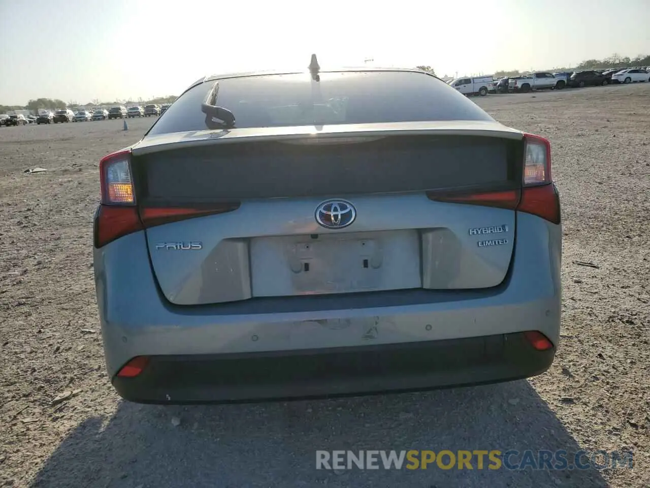 6 Фотография поврежденного автомобиля JTDKARFU9K3069825 TOYOTA PRIUS 2019