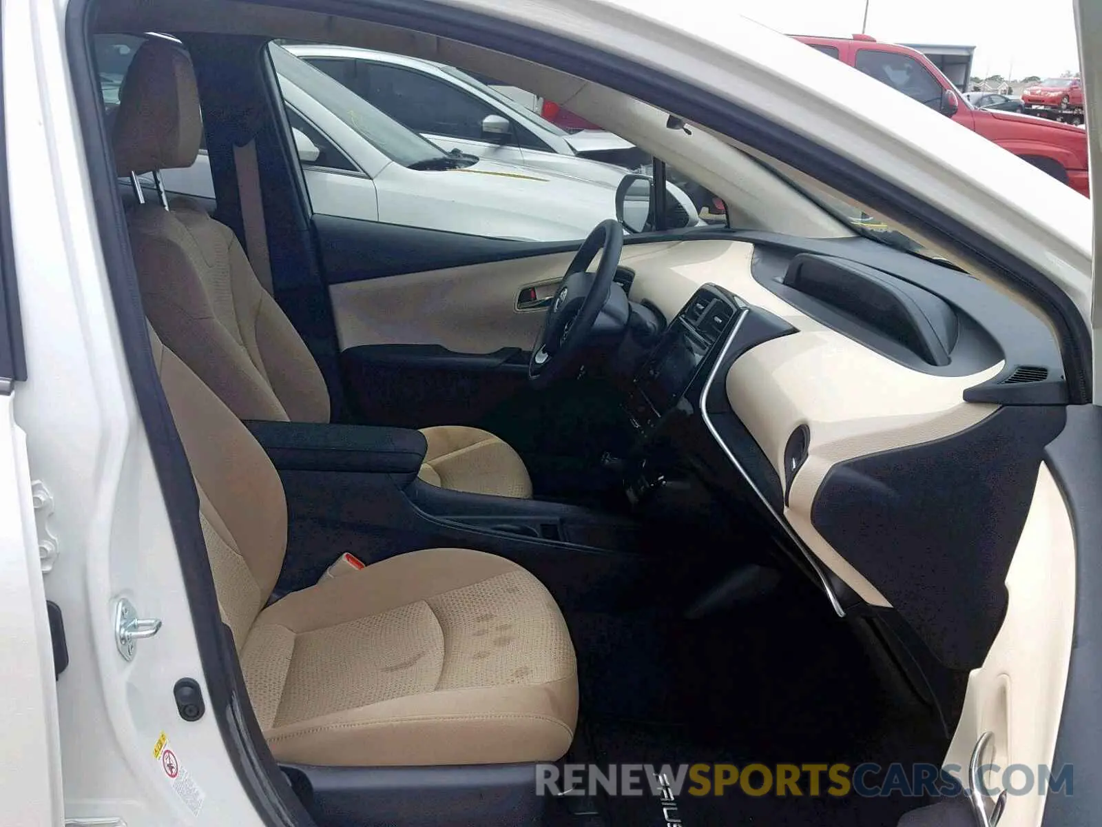 5 Photograph of a damaged car JTDKARFU9K3074510 TOYOTA PRIUS 2019