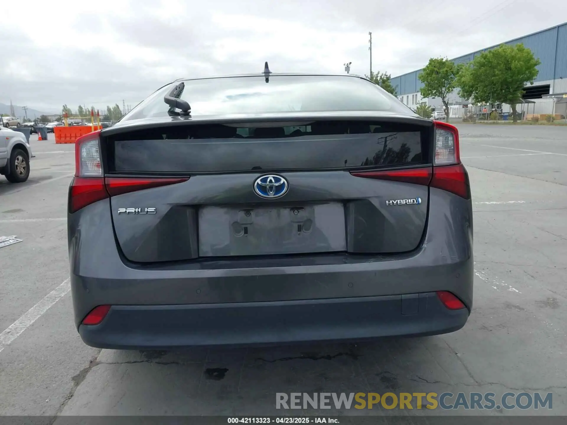 16 Фотография поврежденного автомобиля JTDKARFU9K3075219 TOYOTA PRIUS 2019