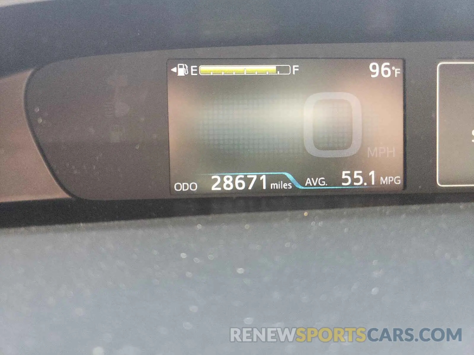 8 Photograph of a damaged car JTDKARFU9K3077732 TOYOTA PRIUS 2019