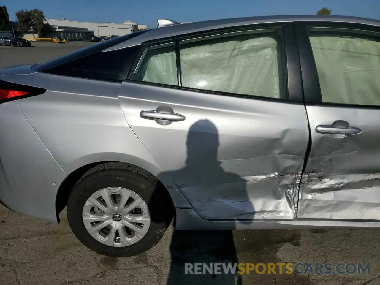 10 Фотография поврежденного автомобиля JTDKARFU9K3078282 TOYOTA PRIUS 2019