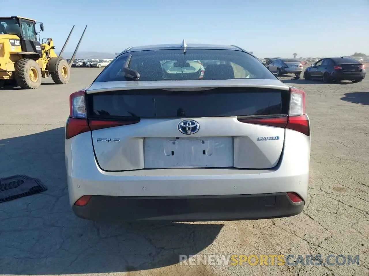 6 Фотография поврежденного автомобиля JTDKARFU9K3078282 TOYOTA PRIUS 2019