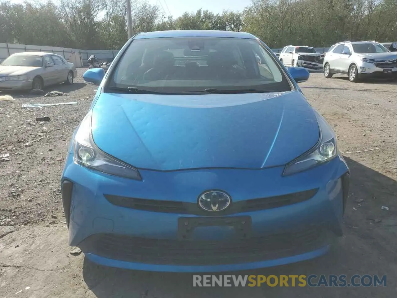 5 Photograph of a damaged car JTDKARFU9K3080615 TOYOTA PRIUS 2019